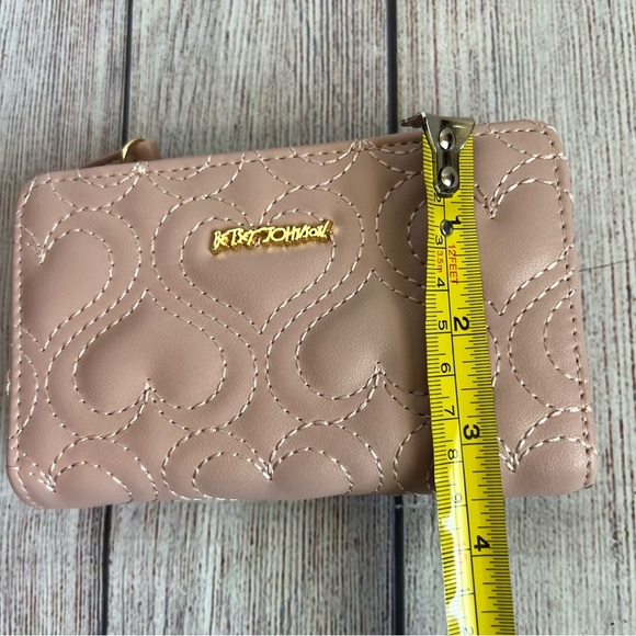 Betsy Johnson Pink Quilted Wallet - Picture 4 of 8